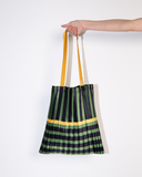 RAVELLO GREEN pleated bag