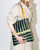 RAVELLO GREEN pleated bag