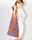 Y SOPHIA TERRACOTTA pleated bag