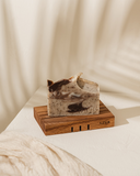 Wooden soap dish