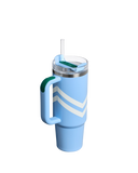 Stanley Quencher H2.O FlowState™ Tumbler 0.89 L Cornflower Chevron