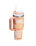 Stanley Quencher H2.O FlowState™ Tumbler 1.18 L Apricot Court Geo