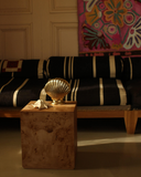 Scarlett Shell-Shaped Brass Lamp