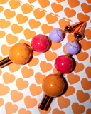 Bombka czubek na choinkę Smiley Silver