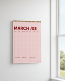 Kalendarz wiszący A3 na rok 2026 - Circle