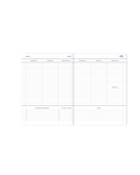 Calendar for the school year 18 months (VIII.2025 - XII.2026) - Flow Blue