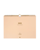12-month family planner (January 2025 - December 2025) - Beige