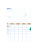 Family planner for 18 months (VII.2025 - XII.2026) - Fruity