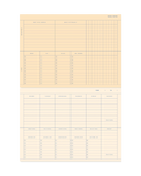 Weekly desk planner - Deskplanner Red