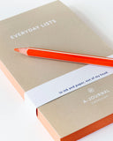 Tear-off notebook - list - Beige