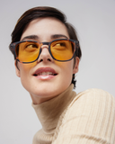 Okulary blokujące światło niebieskie do snu