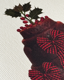 Kartka świąteczna z kopertą Christmas Cake Three Bows