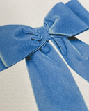 Kartka okolicznościowa z kopertą Baby Blue Velvet Bow